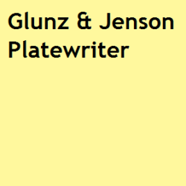 Glunz & Jenson Platewriter