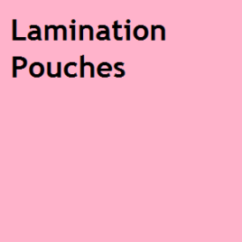 Lamination Pouches